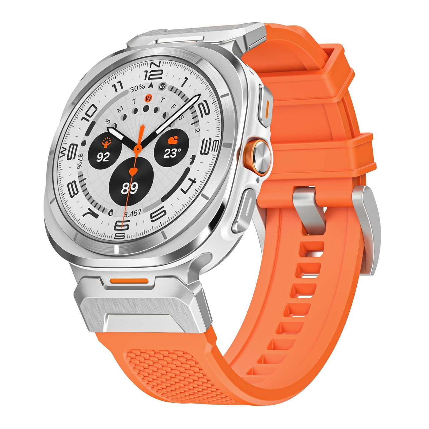 Taktisches FKM-Gummiband für Samsung Galaxy Watch Ultra