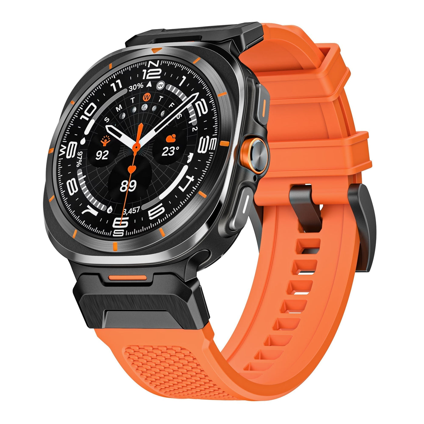 Taktisches FKM-Gummiband für Samsung Galaxy Watch Ultra