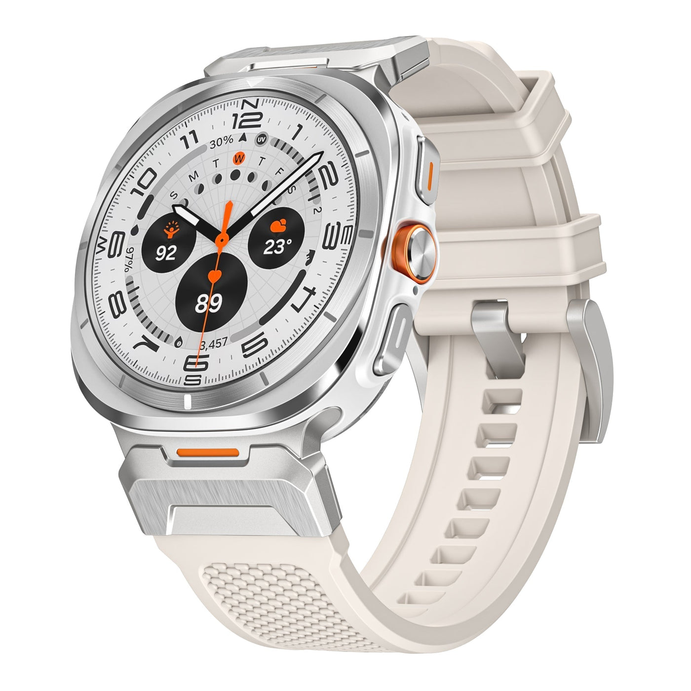 Taktisches FKM-Gummiband für Samsung Galaxy Watch Ultra