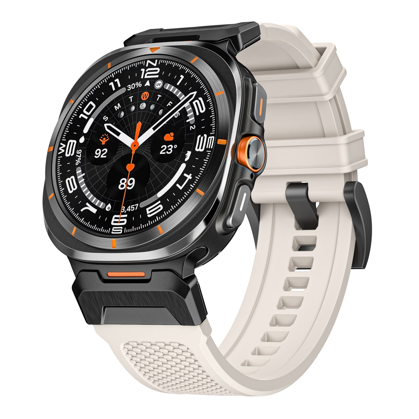 Taktisches FKM-Gummiband für Samsung Galaxy Watch Ultra