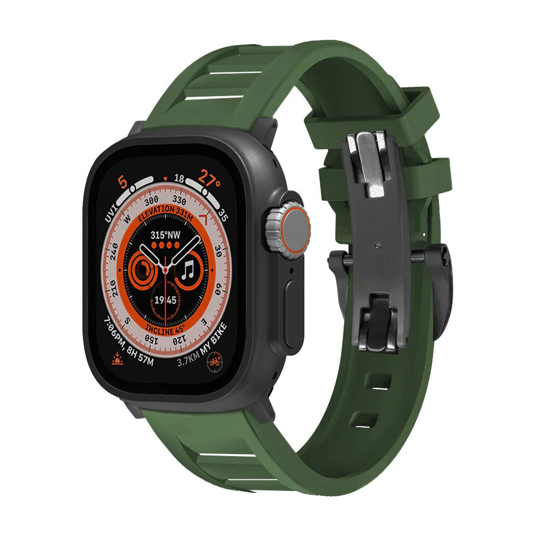 FKM Schmetterlingsschließe Armband für die Apple Watch