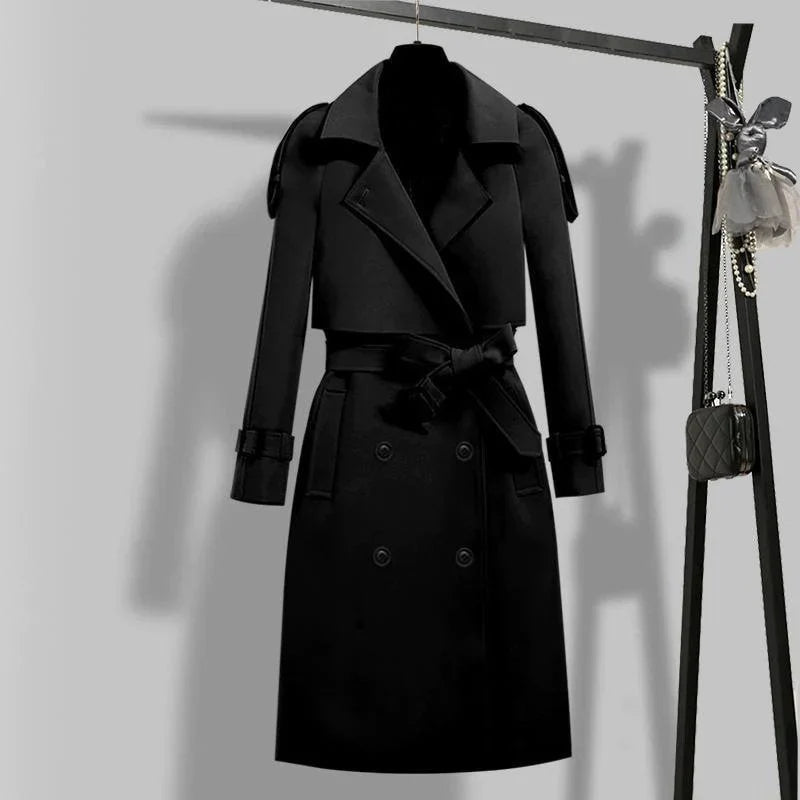 Doppelreihiger Trenchcoat für Damen