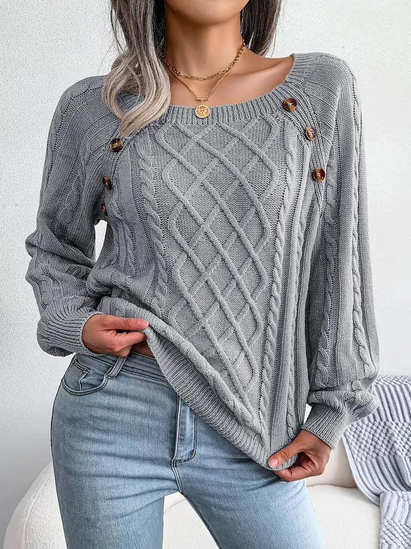 Pauline | Stilvoller Strickpullover für Frauen