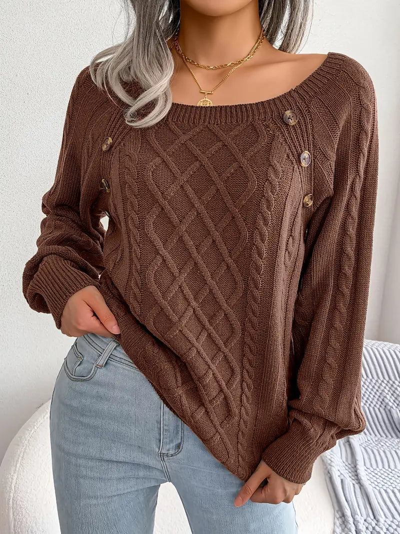 Pauline | Stilvoller Strickpullover für Frauen