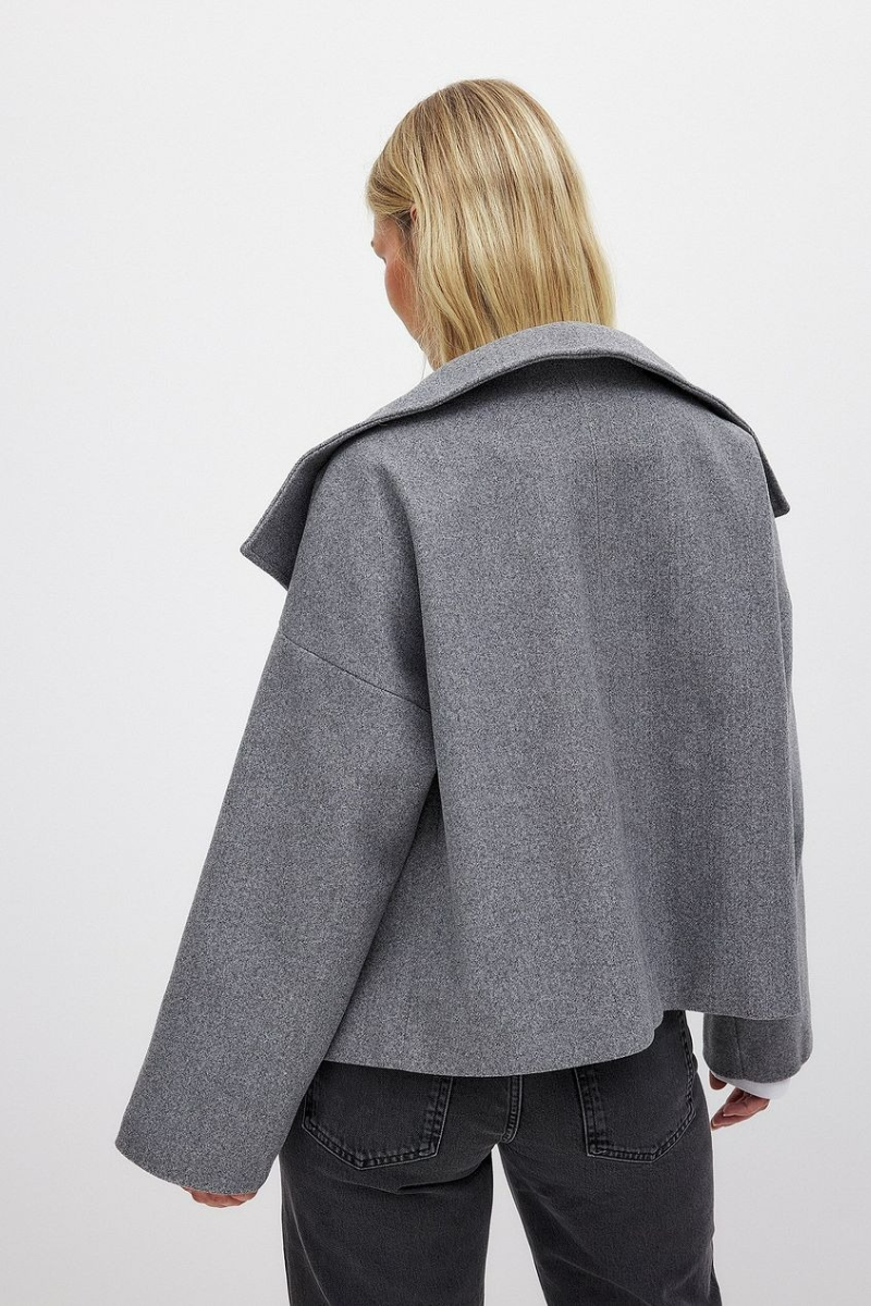 Damen Vintage-Doppelreiher-Mantel | Kurz