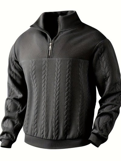 Rafael – Eleganter Pullover mit Reißverschluss