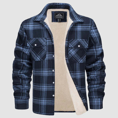 Fleece-Lined Flanellhemd für Herren