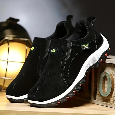 Sportliche Slip-On Sneakers Komfortable Solide Farben für Alltag