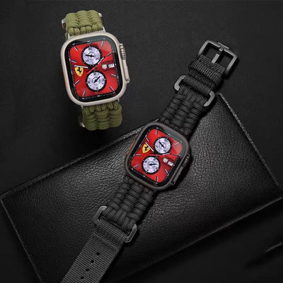 Outdoor Nylon Gewebtes Armband Für Apple Watch