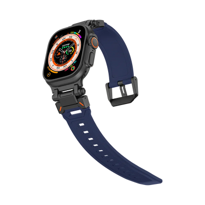 Neues Titan-Metallkopf-Silikonband für die Apple Watch