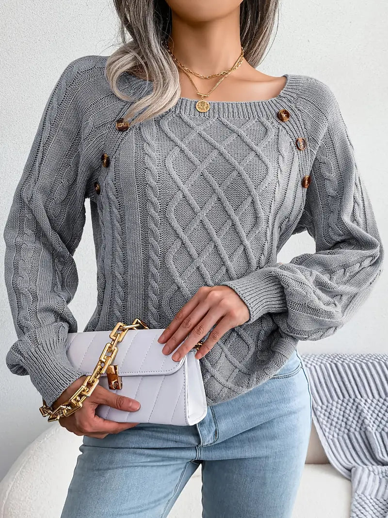 Pauline | Stilvoller Strickpullover für Frauen