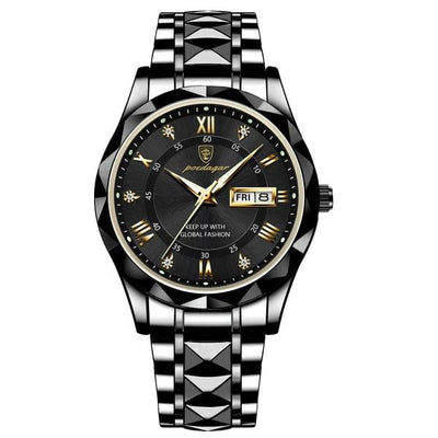 Wasserdichte Luxus-Herrenarmbanduhr von der Top-Marke mit Leuchtfunktion