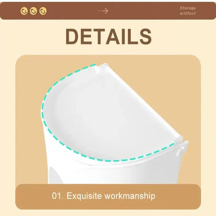 CleanStorage™ – Wandmontierter Unterwäsche- und Socken-Organizer