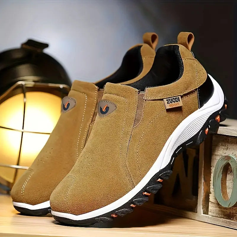 Sportliche Slip-On Sneakers Komfortable Solide Farben für Alltag