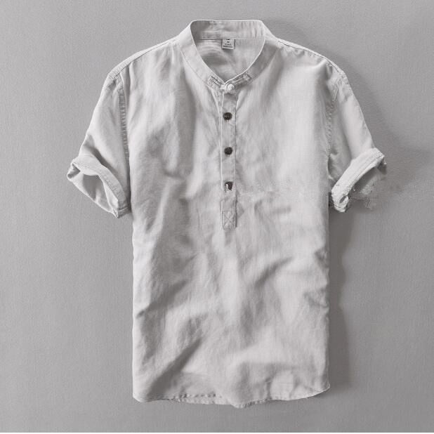 Merrick™ – Herren T-Shirt mit Henley-Kragen & Knopfdetail aus Baumwolle