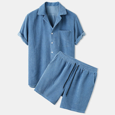 Magnus™ – Herren Sommer-Set mit Kurzarmhemd & Shorts