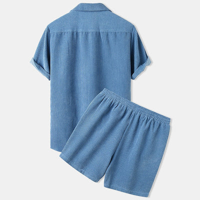Magnus™ – Herren Sommer-Set mit Kurzarmhemd & Shorts
