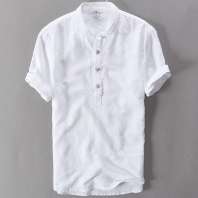 Merrick™ – Herren T-Shirt mit Henley-Kragen & Knopfdetail aus Baumwolle