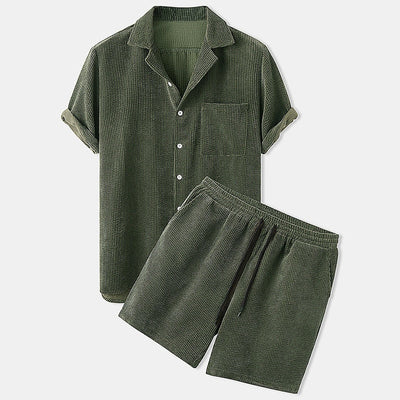 Magnus™ – Herren Sommer-Set mit Kurzarmhemd & Shorts