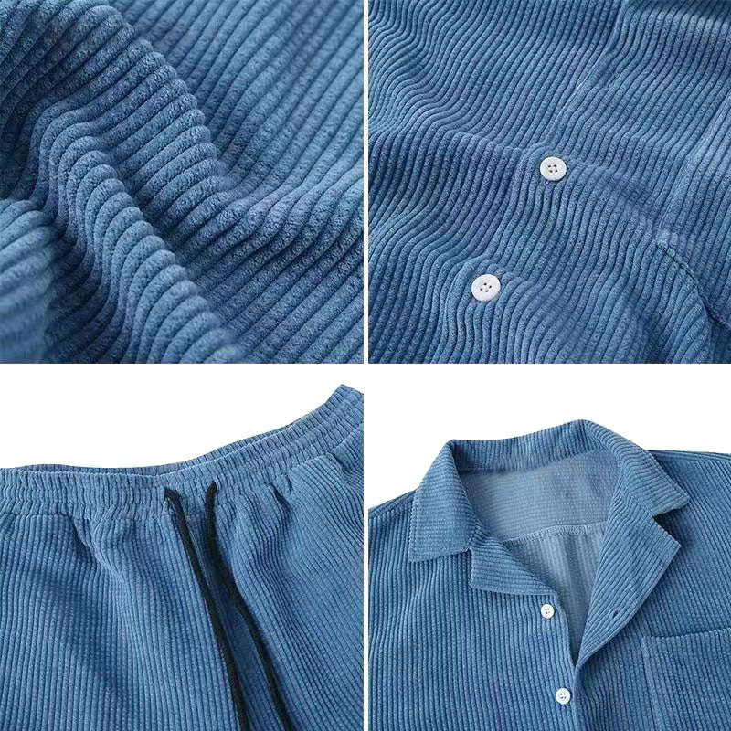 Magnus™ – Herren Sommer-Set mit Kurzarmhemd & Shorts