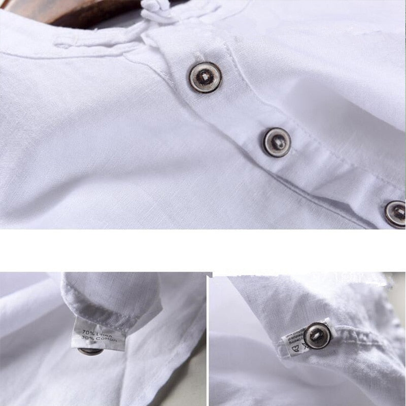 Merrick™ – Herren T-Shirt mit Henley-Kragen & Knopfdetail aus Baumwolle