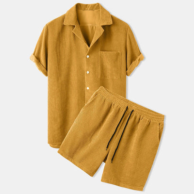 Magnus™ – Herren Sommer-Set mit Kurzarmhemd & Shorts