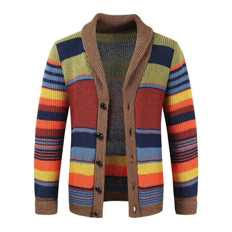 Gestreifter Cardigan für Herren