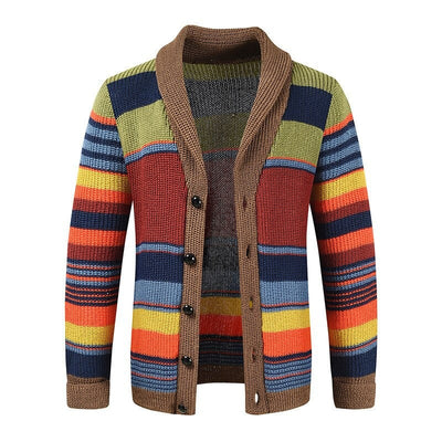 Gestreifter Cardigan für Herren