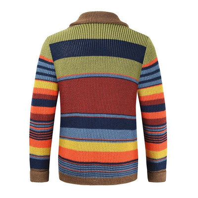 Gestreifter Cardigan für Herren