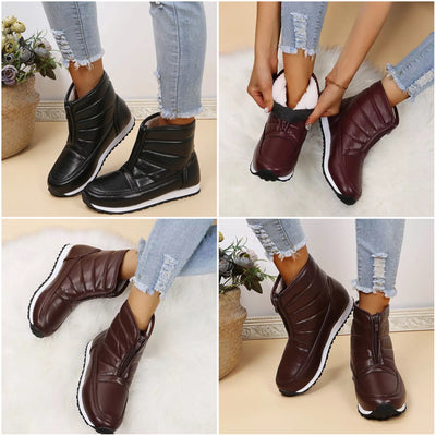 "Nina" Sportliche Lederstiefel