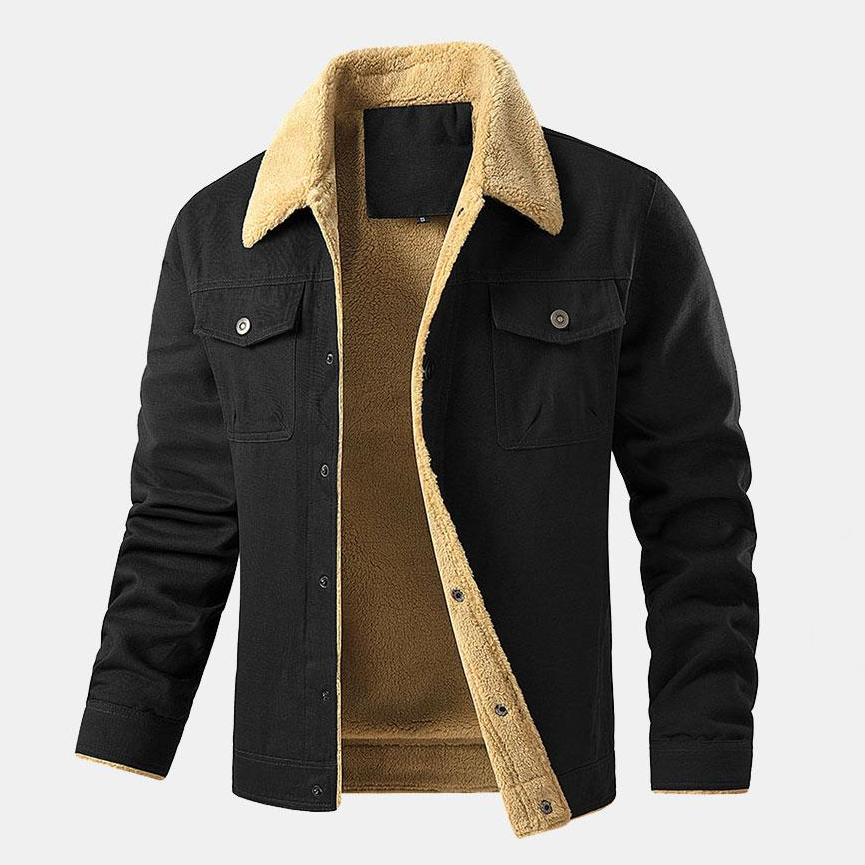 Fleecegefütterte Jacke für Herren