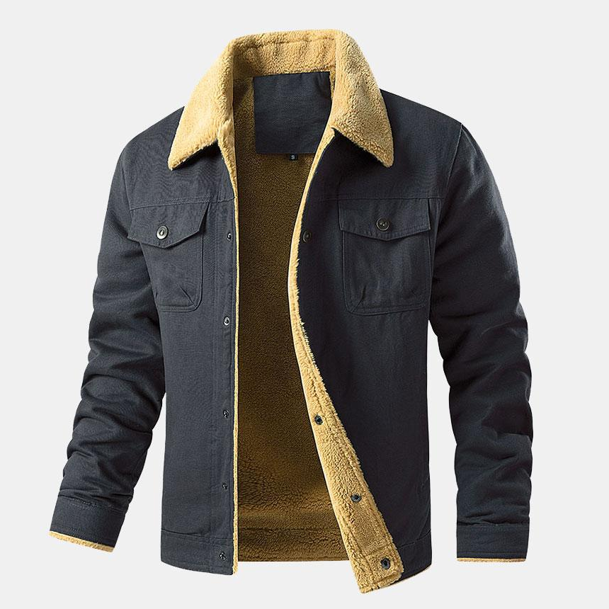 Fleecegefütterte Jacke für Herren