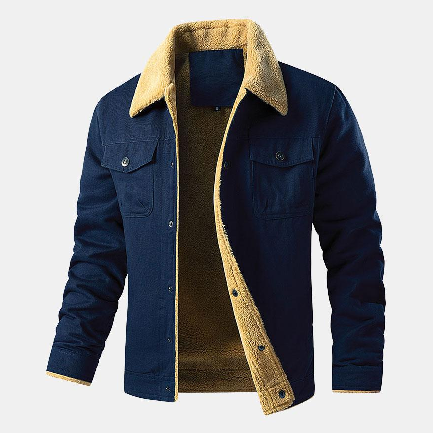 Fleecegefütterte Jacke für Herren