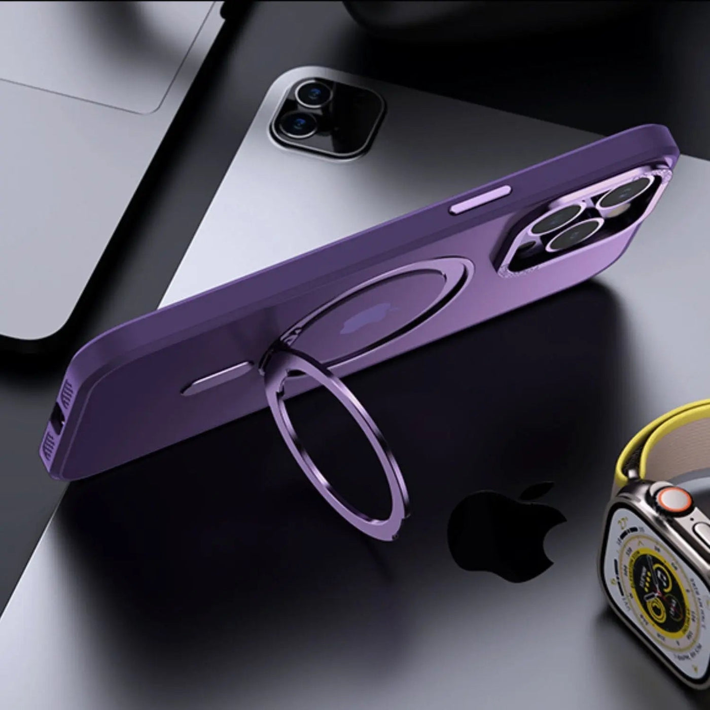 Magnetische Hülle mit Ständer für iPhone