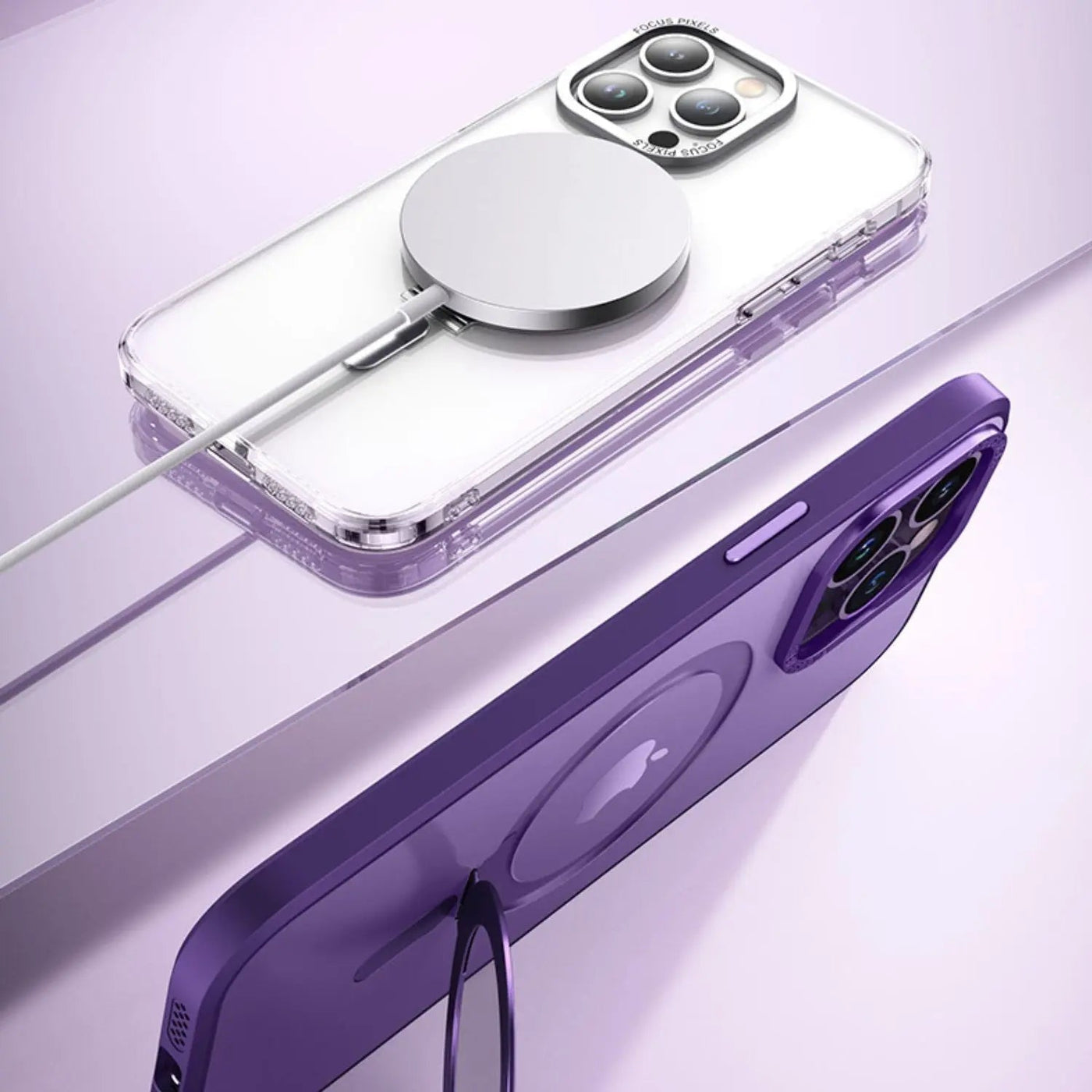 Magnetische Hülle mit Ständer für iPhone