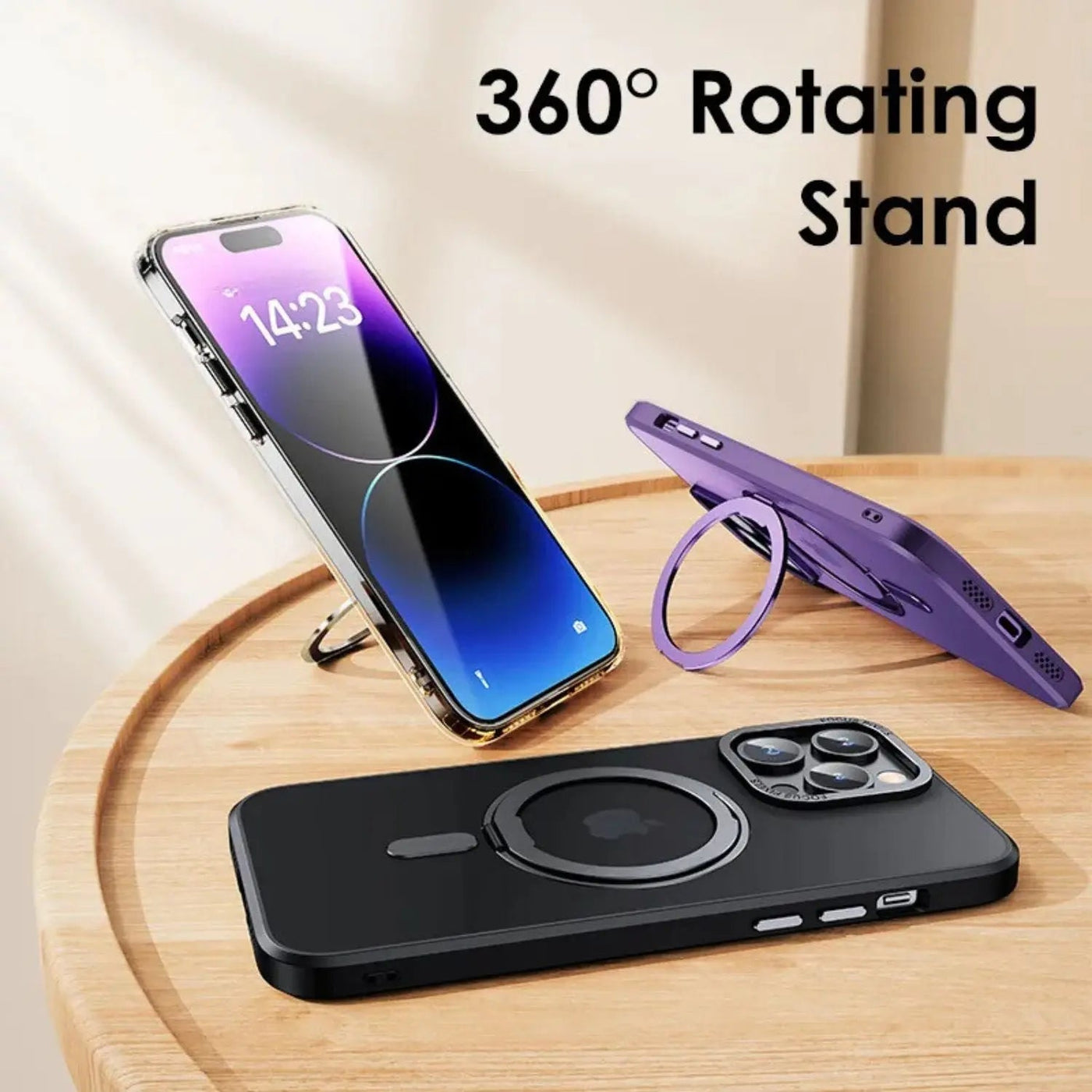 Magnetische Hülle mit Ständer für iPhone