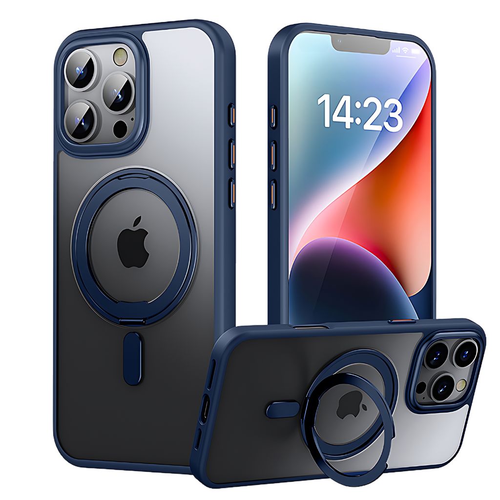 Magnetische Hülle mit Ständer für iPhone