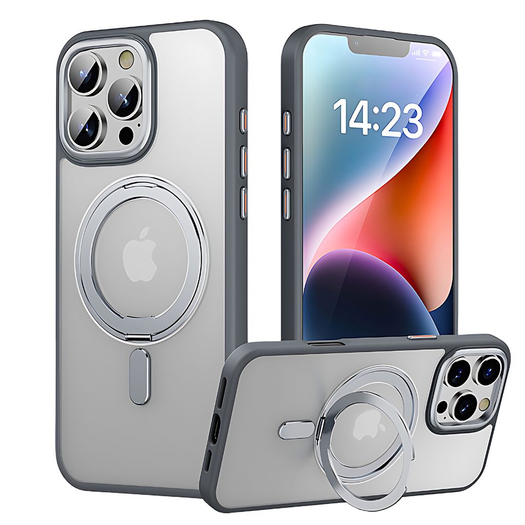 Magnetische Hülle mit Ständer für iPhone