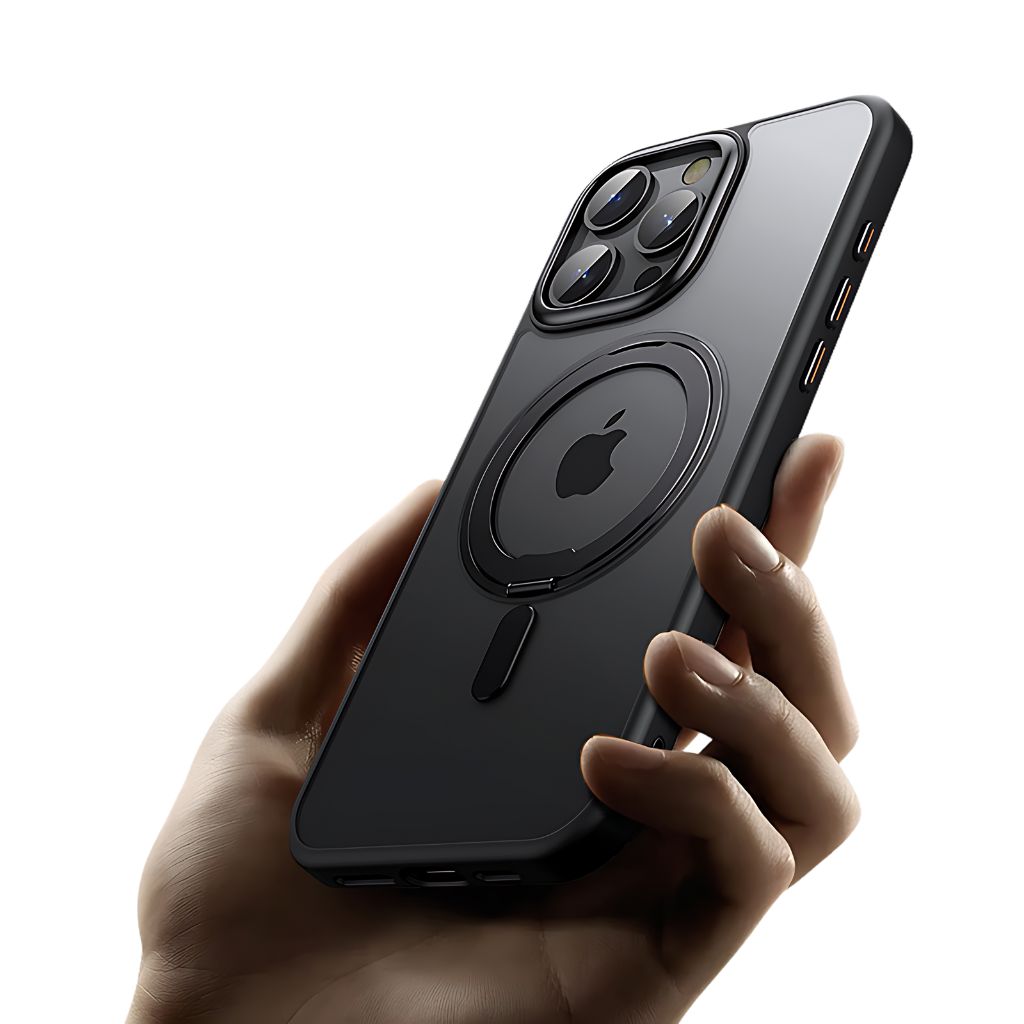 Magnetische Hülle mit Ständer für iPhone