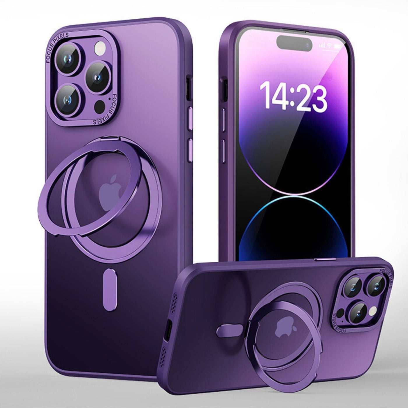 Magnetische Hülle mit Ständer für iPhone