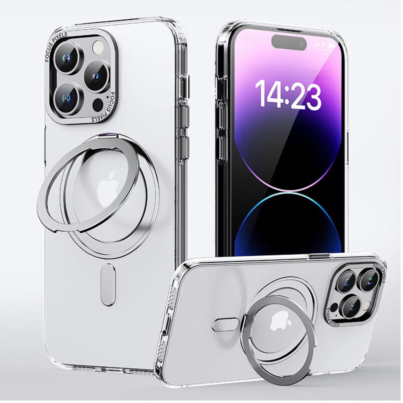 Magnetische Hülle mit Ständer für iPhone
