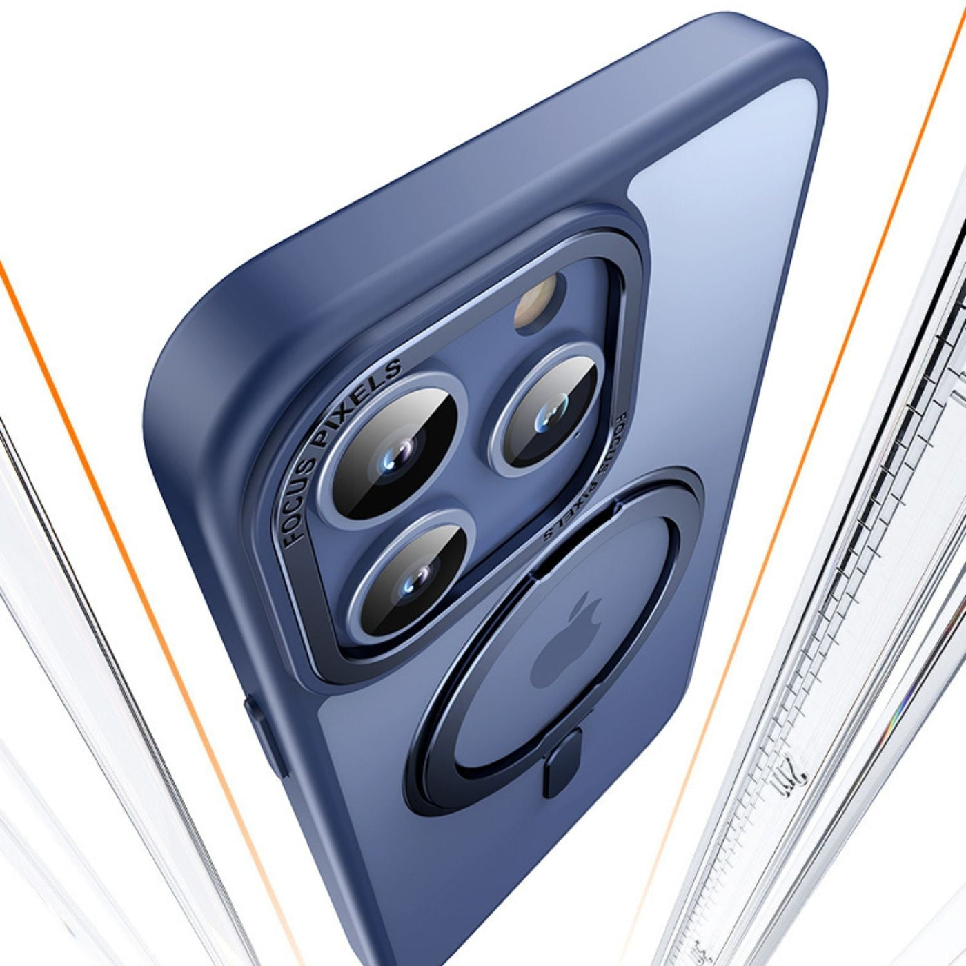 Magnetische Hülle mit Ständer für iPhone
