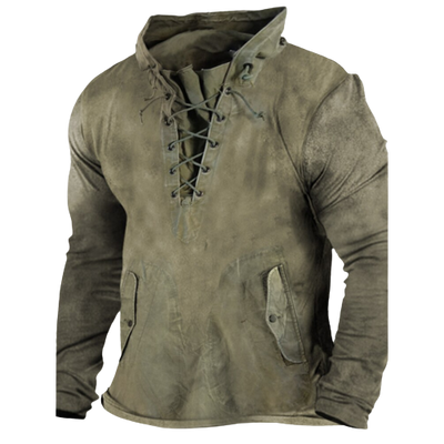 Julian - Warmer, robuster Pullover mit Seitentaschen