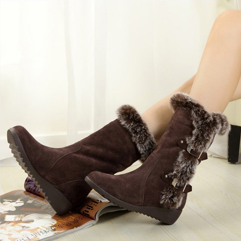 "Olivia" Warme Winterstiefel