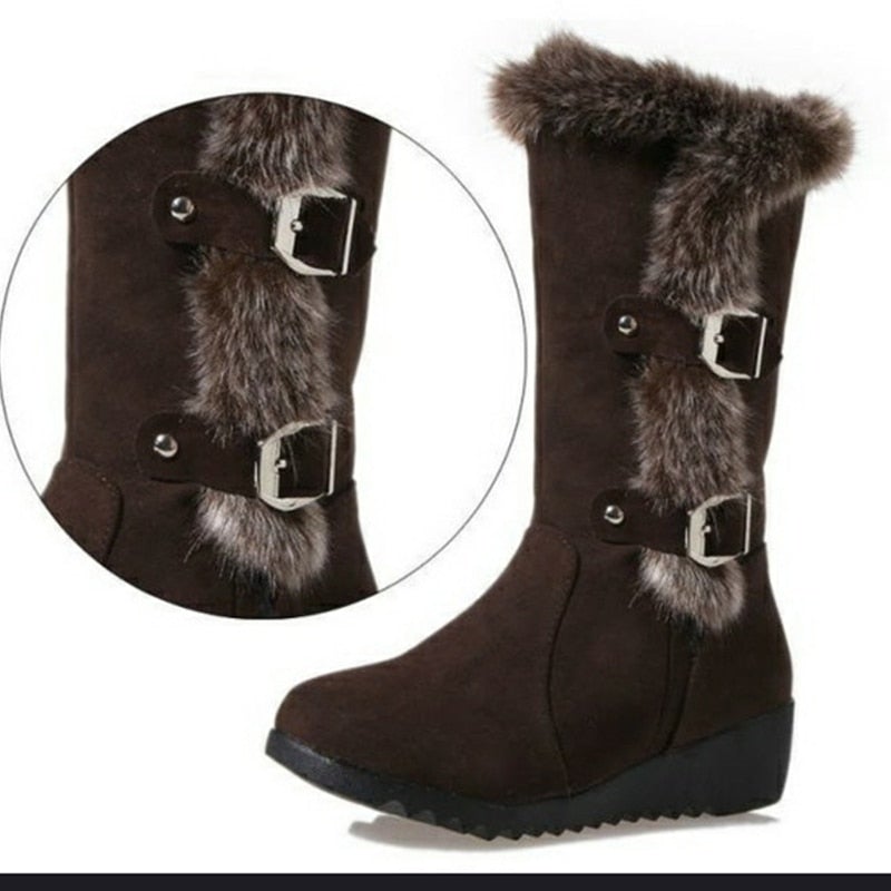 "Olivia" Warme Winterstiefel