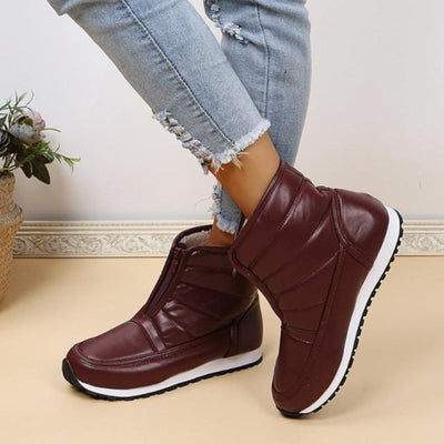 "Nina" Sportliche Lederstiefel