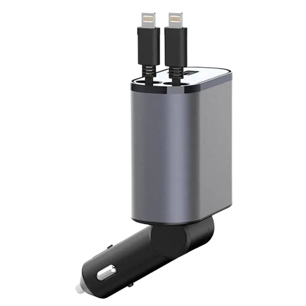 4-in-1 Teleskop-Ladegerät für das Auto