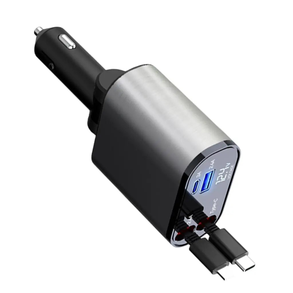 4-in-1 Teleskop-Ladegerät für das Auto