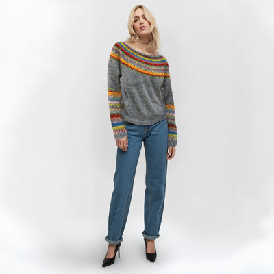 Marie | Warmer Retro-Strickpullover