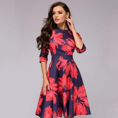 Mittellanges Kleid für Damen